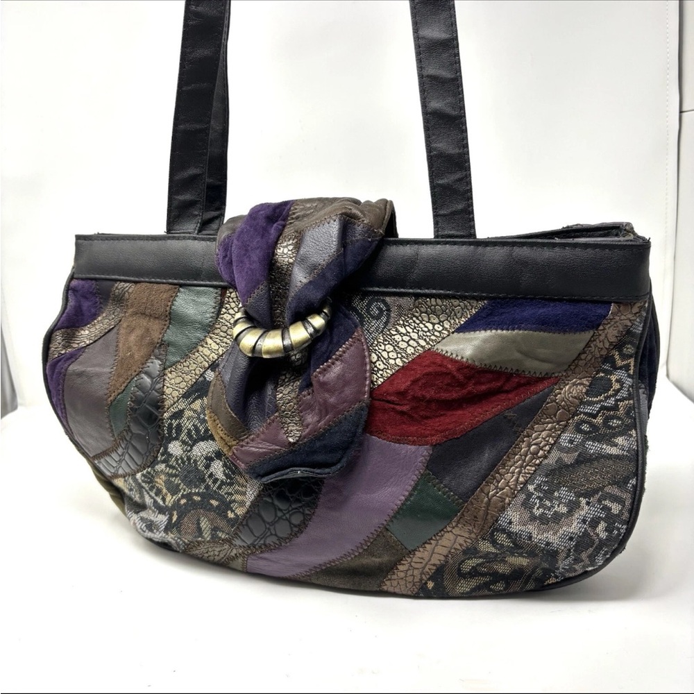 VTG Giorgini Patchwork Shoulder Bag NWOT Deadstock Purse 1980 1990 Y2K